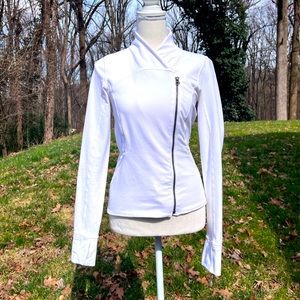 Lululemon White Precision Jacket Size 6